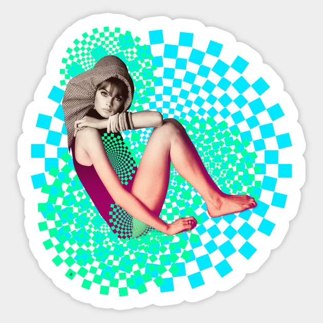 Supermodel Shrimpton Sticker by Dez53